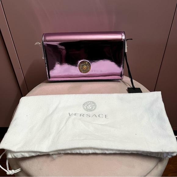 Authentic Versace shoe and matching bag Size 6.5 Sandal Lillia crystal - Picture 16 of 16